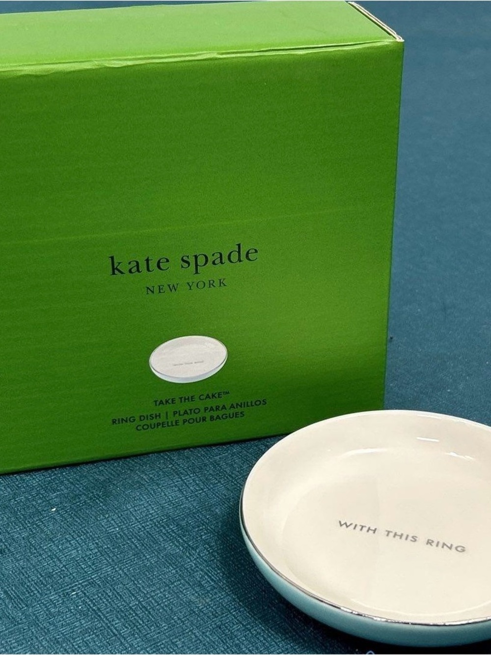 Kate Spade Take The Cake Ring Dish NIB